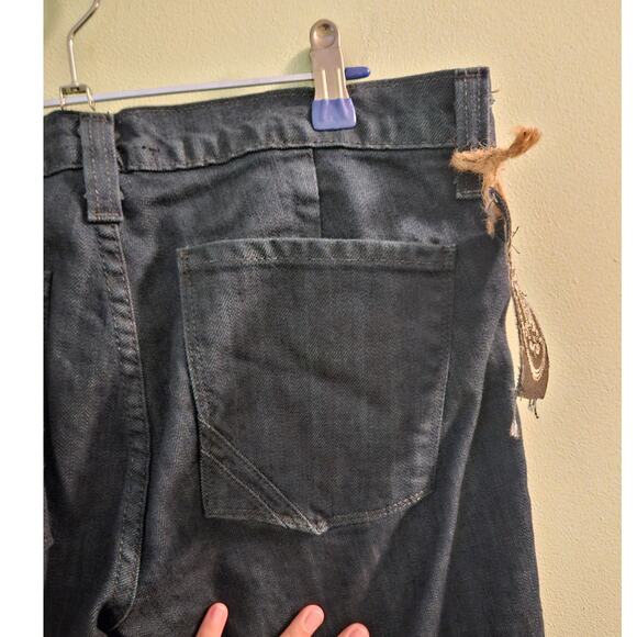 Anlo Blue Pacific Wash Wide Leg Jeans Size 31 TALL DISCONTINUED Hippie Boho - Picture 7 of 12